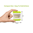 thumbnail image 3 of NextG Ideaz Mini Garlic Press Cube, Stainless Steel Blades, BPA-Free Plastic, Includes Silicone Garlic Clove Skin Peeler and Cleaning Brush, 3 of 8