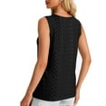 thumbnail image 5 of Texiao Women's Tank Tops Loose Fit Casual Sleeveless Tops Keyhole Neck Trendy Summer Tops Flowy Clothes Outfits 2025, 5 of 6