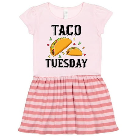 

Inktastic Taco Tuesday Gift Toddler Girl Dress