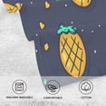 thumbnail image 4 of Pineapple Pattern Set of 2 Pure Cotton Towels, 16'' x 28'', Highly Absorbent and Soft, 4 of 8