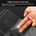 thumbnail image 4 of fastboy 20 Pieces Transparent Album Pages Double-sided Collection 9 Pockets Gaming Card Sleeves 3-Ring Cards Holder Sheets Binder, 4 of 8