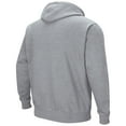 thumbnail image 3 of Men's Colosseum Heathered Gray VCU Rams Arch and Logo Pullover Hoodie, 3 of 3