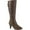Brown Faux Leather, variant on Women's Pleaser Pink Label Divine 2018 Boot