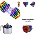 thumbnail image 3 of Cubo mágico magnético con 216 esferas, multicolor, con funda, 3 of 5