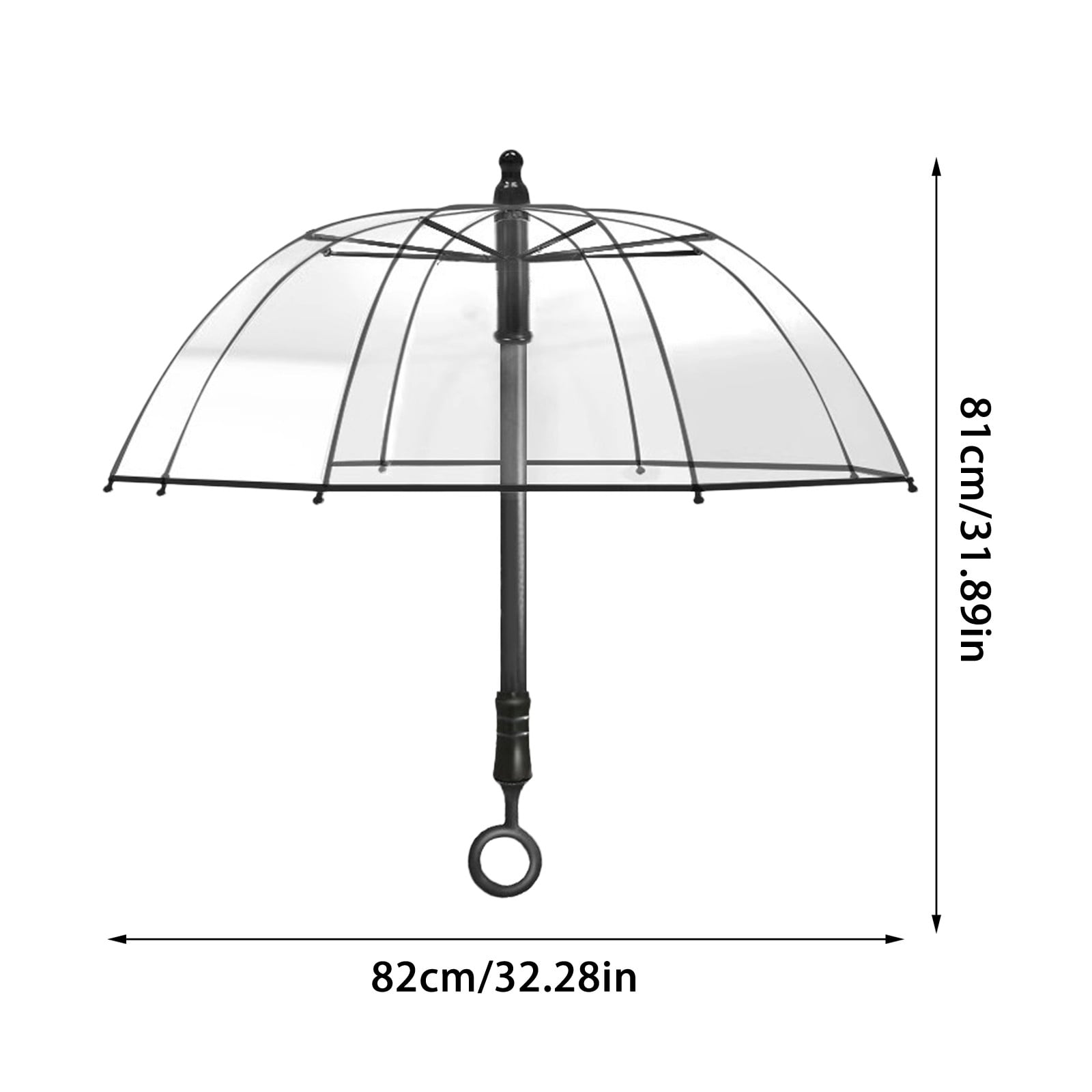 Water Gun Umbrella - Transparent Dual-Use Rain Shelter & Squirt Gun Toy for Backyard Water Fights, Pool Parties & Summer Fun, Outdoor Water Play Accessory