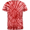 thumbnail image 2 of Red Tie Dye All Over Adult T-Shirt, 2 of 2
