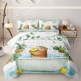thumbnail image 2 of Erosebridal Cartoon Capybara Bubble Bath Quilt Full,Kawaii Yellow Duck Full Bedspread Sets for Boys Girls, 2 of 7