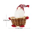 thumbnail image 2 of Teissuly Christmas Rattan Fruit Basket Candy Basket, Faceless Doll Doll Head Christmas Items Home Table Utensils Teissuly WER202310165313, 2 of 2