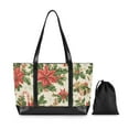 thumbnail image 7 of FORMRS Laptop Tote Bag for Women with 15.6" Computer Compartments Handbag, Retro Christmas Holly, 7 of 7