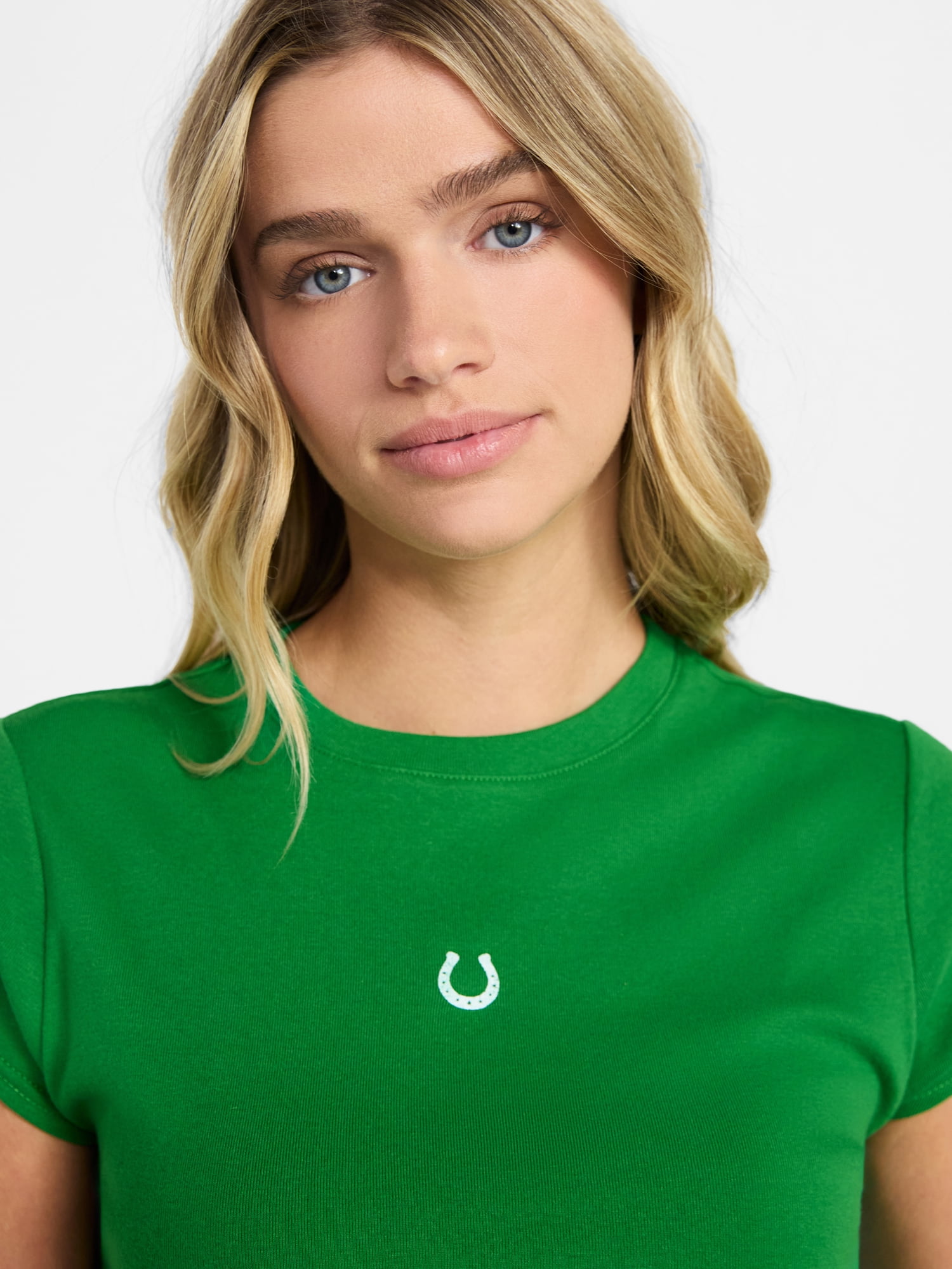 No Boundaries St. Patrick's Day Graphic Baby Tee, Women's XXS-XXL