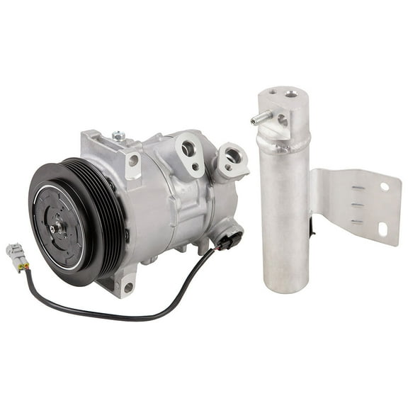 AC Compressor w/ A/C Drier For Jeep Compass & Patriot 2012-2017 w/ Remote Mounted Drier - BuyAutoParts