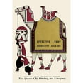 thumbnail image 2 of Augustus Jansson 18x24 Black Ornate Framed Double Matted Museum Art Print Titled: Queen City Ink, Ad. 38 (1890-1913), 2 of 5