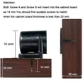 thumbnail image 4 of Magnetic Cabinet Door Catch with Magnets for Cabinet Door Latch Closer, Cabinet Magnetic Catch for Kitchen Closet Door Closing Magnetic Door Catch Closer, 4 of 9