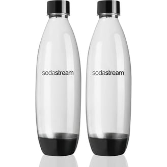 Sodastream 1L Classic White Carbonating Bottle Twinpack - Walmart.com