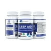 Sleep Aid With Melatonin & Valerian Relaxing & Calming Sleep Aid 60 Veggie Capsules Dietary Supplement All Natural Made In USA