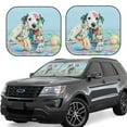thumbnail image 1 of Saiise A Funny Little Dalmatian Puppy for Foldable Car Sun Shades (2-Pack) Offer Sun Protection with an Easy-fold Design for Convenient Windshield Shading-Large, 1 of 6