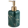 thumbnail image 1 of Marble Pattern Soap Dispenser Lotion Bottle 300ml for Bathroom Home Kitchen Countertop, 1 of 7