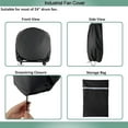 thumbnail image 6 of Industrial Fan Cover Outdoor Fan Cover Heavy Duty & Cover For 18, 6 of 9