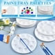 thumbnail image 4 of Juego de 150 Paletas de Pinceles de Pintura, Que Incluye 100 Pinceles de Pintura de Nailon y 50 Paletas de Bandeja de Pintura de Plástico Redondas, 4 of 8