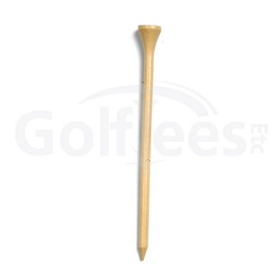 Golf Tees Etc 4" Wooden Wood Tees - Natural, Pack of 100