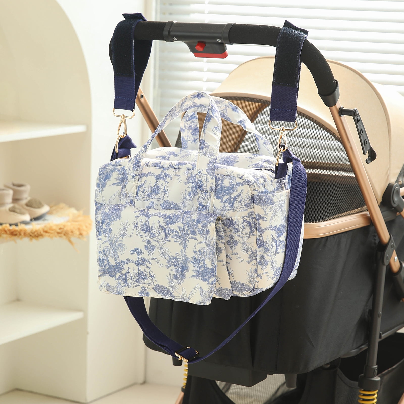 Portable Travel Baby Diaper Bag Multifunction Diaper Backpack Large Capacity Organizer For Parents Daily Gift (style2)