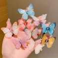 thumbnail image 6 of 6Pcs Butterfly Clips Small Hair Clips for Glitter Hold Hair Jaw Clips Butterfly Clips Cute Hair Clips Headwear Gifts, 6 of 7