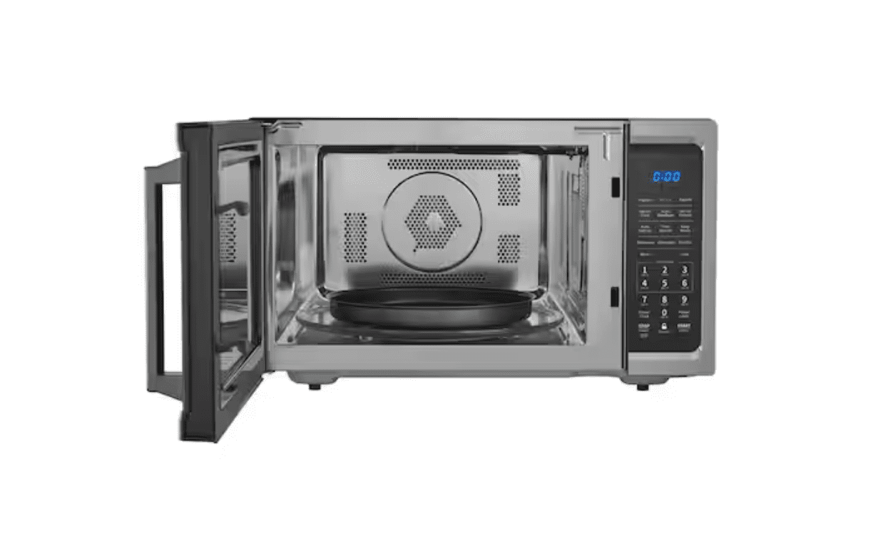 Restored Vissani EC042A2KJCLPF 1.5 cu. ft. 1000W Countertop Microwave with Air Fry and Sensor Cook, Stainless Steel (Refurbished)