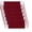 Red, variant on 6 Packs Server Apron with 3 Pockets Waterdrop Resistant Waitress Waiter Waist Apron Polyester 11.5-inch Black