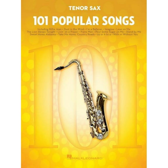 Hal Leonard 101 Popular Songs for Tenor Sax