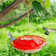 thumbnail image 2 of 12 oz (~340.2g) Hanging Hummingbird Feeder with 8 Feeding Ports Red, 2 of 5