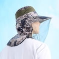 thumbnail image 3 of Chapeaux de Soleil Extérieurs pour Hommes Femmes, Chapeau Moustiquaire Pliable Grand Bord avec Grand Rabat de Cou Protection Uv pour Randonnée, Camping, Sports Extérieurs, Voyages à la Plage, Pique-Nique, Jardinage, Pêche, 3 of 8