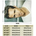 thumbnail image 3 of Ryan Reynolds Throw Blanket Fleece Blanket Soft Cozy Flannel Blanket Lightweight Plush Blanket (3Sizes), 3 of 6