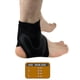thumbnail image 2 of Ankle Brace Black Elastic Polyester Fiber Light Breathable Anti Sprains Ankle Support for Left Foot L Size, 2 of 5