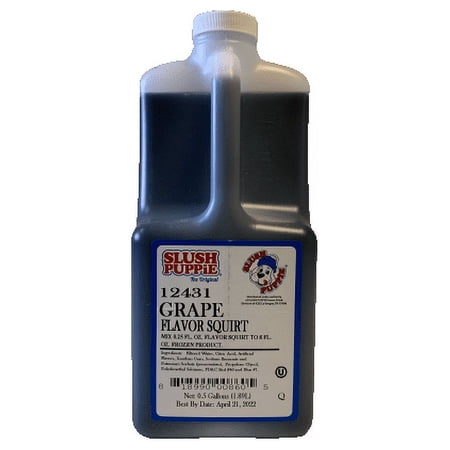Slush Puppie Grape Flavor Squirt .5 Gallon