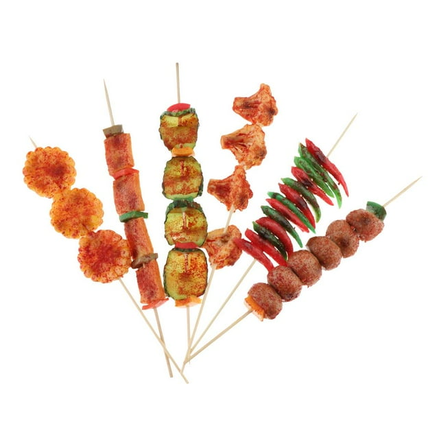 GUOOL Modèle de Barbecue Artificiel pour Déco de Cuisine Enfants Faire Semblant Combo_10