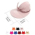 thumbnail image 4 of Jumpingount Sombrilla Sombrero Dulce regalo Cabezas transpirables Cubierta Senderismo Accesorios Artesanía de secado rápido diario Gorras de pescador Sombreros Vino rojo Jumpingount AP011491-07B, 4 of 6