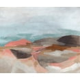 thumbnail image 2 of Vess, June Erica 30x26 White Modern Wood Framed Museum Art Print Titled - Tectonic Plateau II, 2 of 4