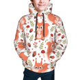 thumbnail image 2 of Bingfone Squirrel And Pattern Youth Classic Hoodies Soft Hooded Pullover Sweatshirts for Girls and Boys, 2 of 6
