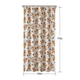 thumbnail image 5 of White Christmas Gingerbread Man Pattern Shower Curtain 36"x72" ,Bathroom Decorative Shower Curtains Set with 12 Hooks,Modern Waterproof Washable Shower Curtain, 5 of 6