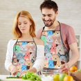 thumbnail image 2 of Cartoon Dog Apron-Garden Aprons for Women with Pockets-Cotton Linen Waterproof Kitchen Cooking Gardening Aprons Adjustable for Kitchen,Cooking,BBQ and Salon 33x27 Inch, 2 of 3