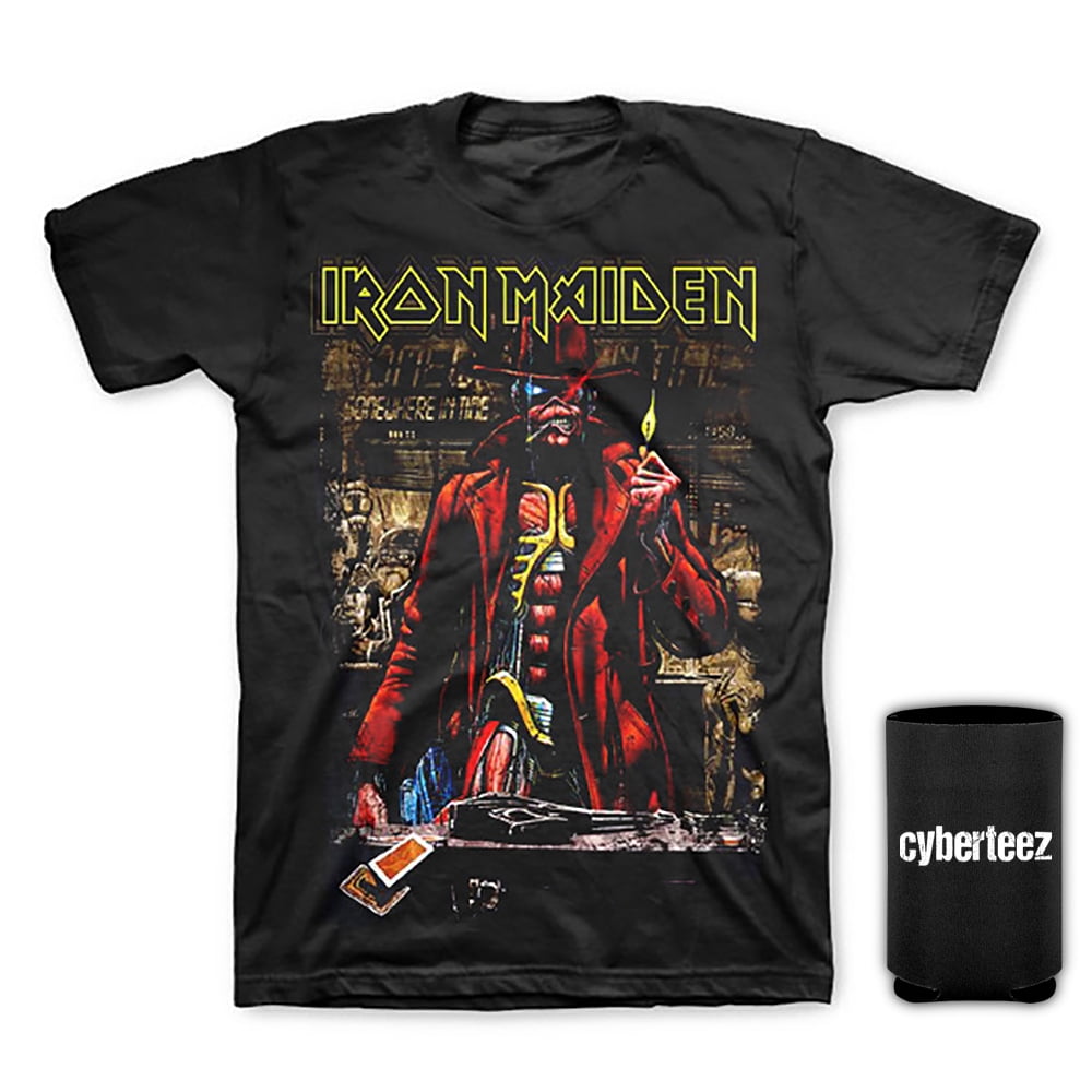 Cyberteez Iron Maiden Somewhere In Time Stranger TShirt + Coolie (S