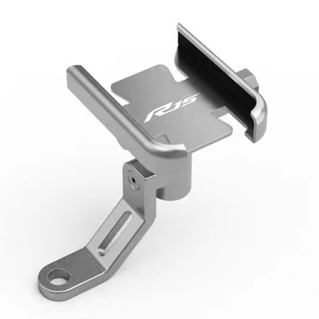 Pour YAMAHA R15 YZF-R15 R15 V3 V3.0 Accessoires de Moto 2017-2020 Support de Téléphone mobile Support de navigation GPS Type Miroir Argent