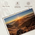 thumbnail image 6 of Elephant Stock Haleakala Volcano Golden Sunrise Wall Art - Horizontal Canvas Wall Art - Living Room Wall Decor - Nature Canvas - Brown And Blue Decor - 12" x 8", 6 of 8