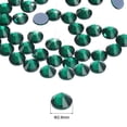 thumbnail image 2 of Uxcell 2880 Pcs Hotfix Rhinestones Flatback Crystal Glass Gems SS10 2.9mm Dark Green, 2 of 5