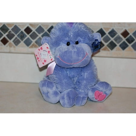 Applause Toy Store - Applause Valentine Gorilla Purple 9 Inches