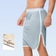 thumbnail image 3 of Mens Pantalones de Pijama Suave Color Sólido Suelto Casual Imperceptible Entrecruza Ropa de Dormir, Pantalones de Pijama para Hombre con Bolsillos Cuerdas Salón Cuerdas para el Hogar Y Al Aire Libre,, 3 of 5
