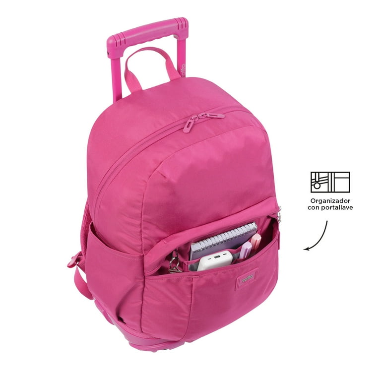 Felino Totto Brand Totto Trik Wheeled Backpack Pink for Women