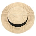 thumbnail image 2 of Straw Hat Mini Hat For Dolls Mini Sombrero Hats Doll Accessory Hand-Woven Hat Ornament Exquisite Doll Tiny Round Hat Beach Hat Boater Hat Has Little Rag Doll Fashion, 2 of 8