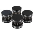 thumbnail image 2 of kusrkot 4x Aluminium Ressort Pointes Pieds Tapis Tapis Isolation Stand Professionnel Noir, 2 of 9