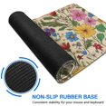 thumbnail image 6 of Long Mouse Pads for Desk,Pioneer Flower Floral Print Pattern Desk Mats on Top Of Desks, Desk Mouse Pad Extra Large with 3mm Non-Slip Base and Stitched Edge for Gaming,Office,Work,Home 47.3"x23.6", 6 of 6